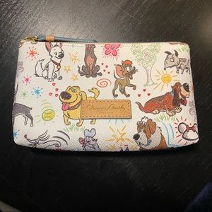 NWOT Dooney & Bourke Disney Dogs Cosmetic Bag